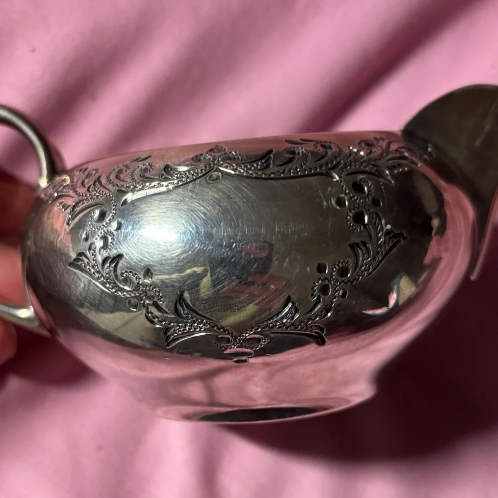 Silver Creamer with Handle